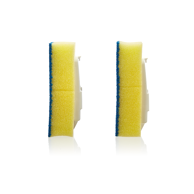 Arrow Home Products arrow home products dish wand sponge refills, 3 pack of  2 snap on replacement sponges - bpa-free sponge replacement head, 6 p