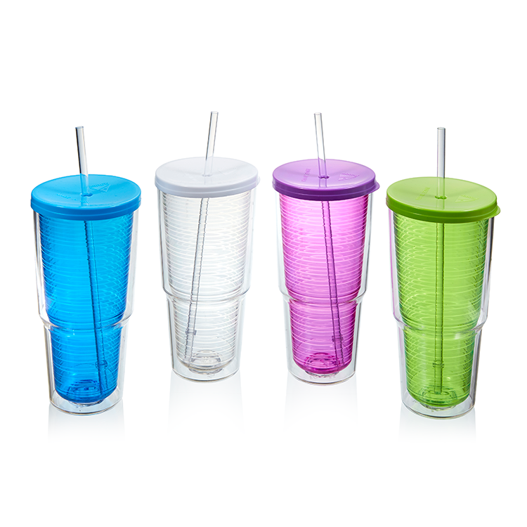 Tumbler (Insulated Tumbler with Lid and Straw Double Wall Reusable Lea