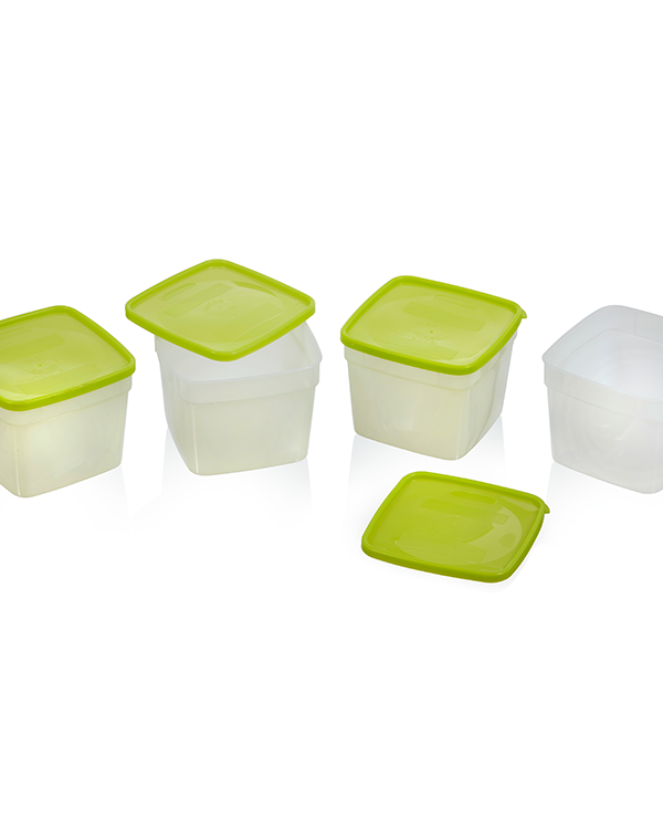 1 Quart Freezer Food Storage Containers with Lids 6 Pack - USA Made  Reusable Fr
